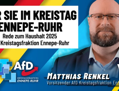 Ennepe-Ruhr besser machen: Die Haushaltsrede 2025 der AfD im Kreistag jetzt im Video ansehen!