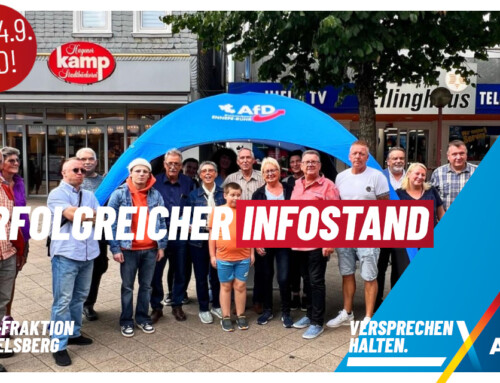 Erfolgreicher Infostand