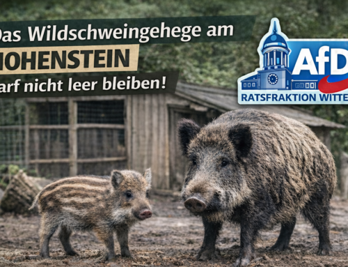 Witten: AfD beantragt Erhalt des Wildschweingeheges am Hohenstein!